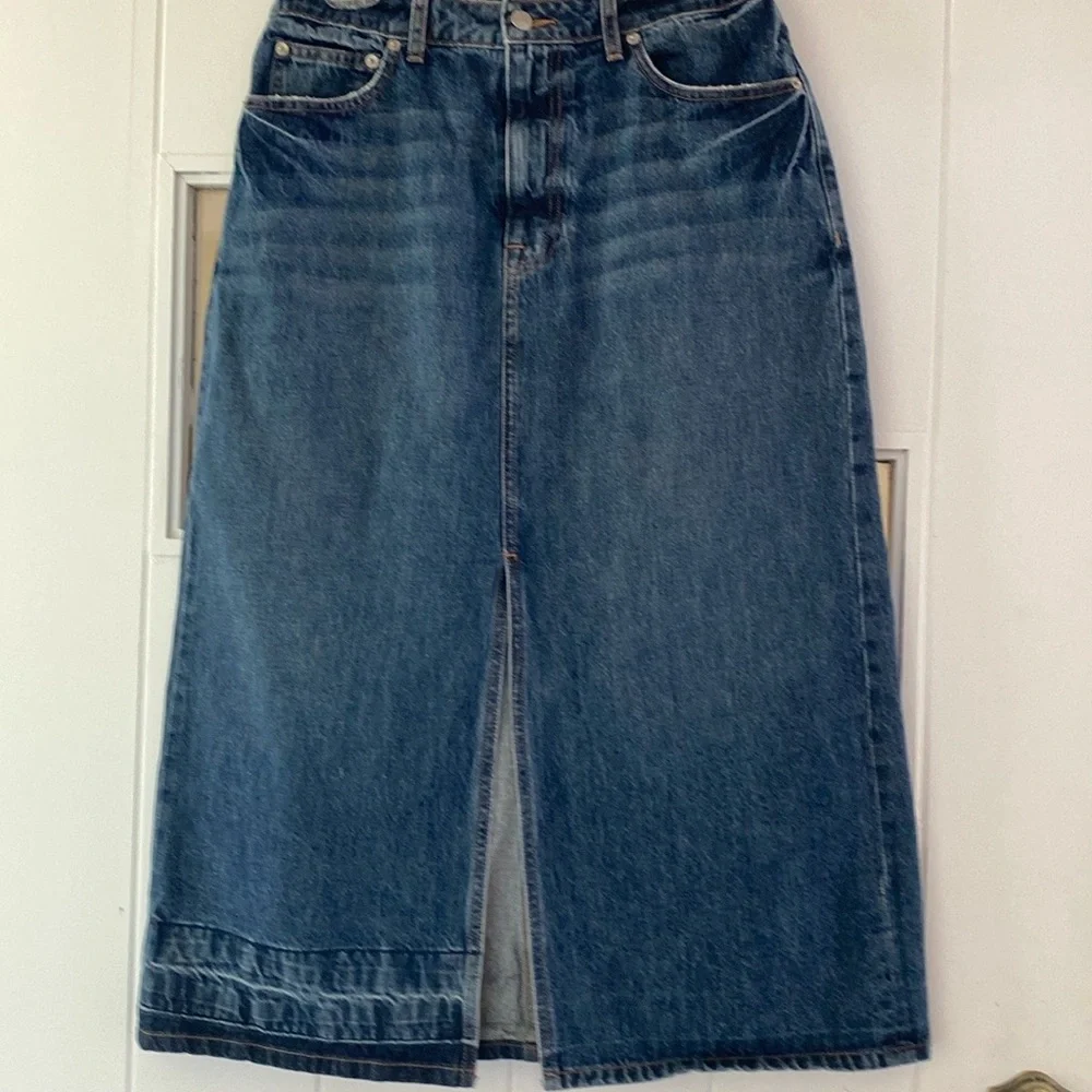 Simkhai Denim Midi/Maxi Skirt, size M - Picture 2 of 13